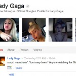 lady gaga google plus