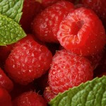 Rspberries in Colander