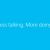 microsoft less talking more doing