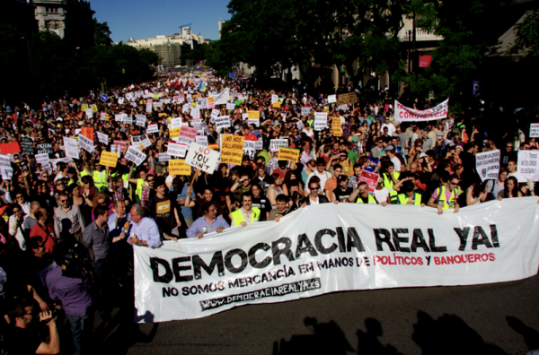spanish youth protest - οι νεοι της Ισπανιας #spanishrevolution