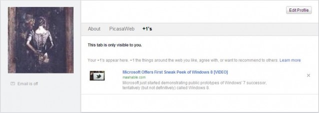 google account profile
