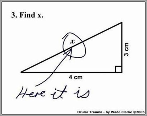 why-are-teachers-stressed-finding-x-in-geometry-triangle-pythagoras-theorem