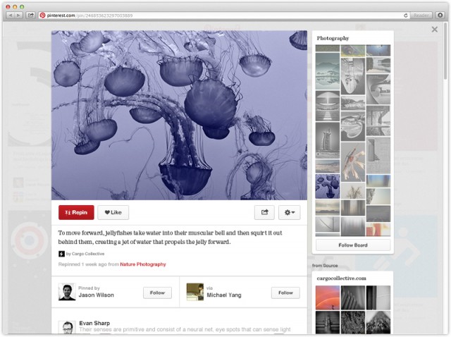 pinterest new look