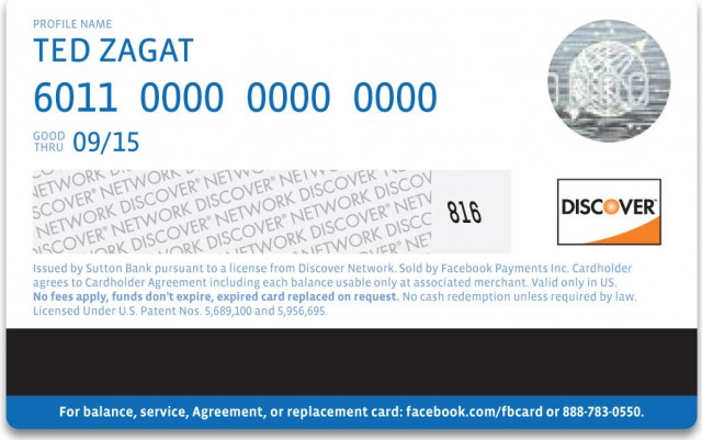 Facebook Card