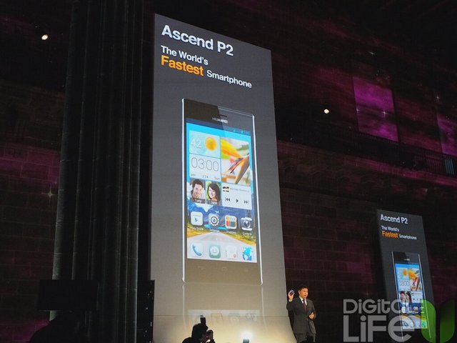 Huawei Ascend P2 press conference