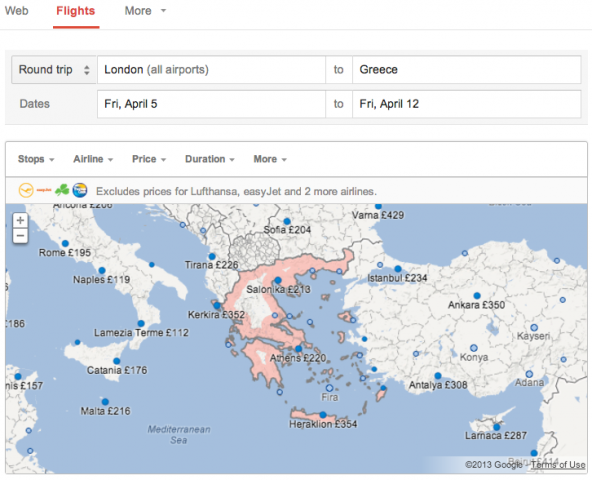 google-flights-search