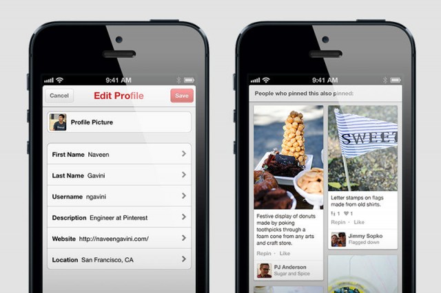 pinterest for ios