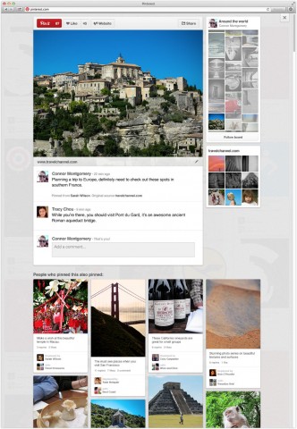 pinterest new appearance