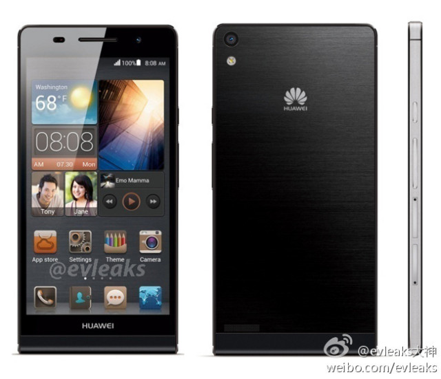 Huawei Ascend P6 leaked