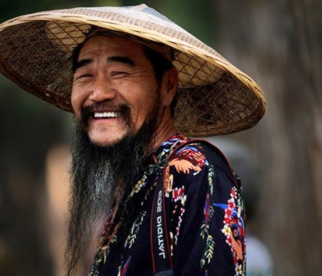 chinese smiling man