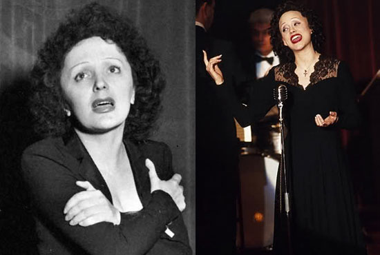 H Marion Cotillard ως Edith Piaf (La Vie en Rose,2008)