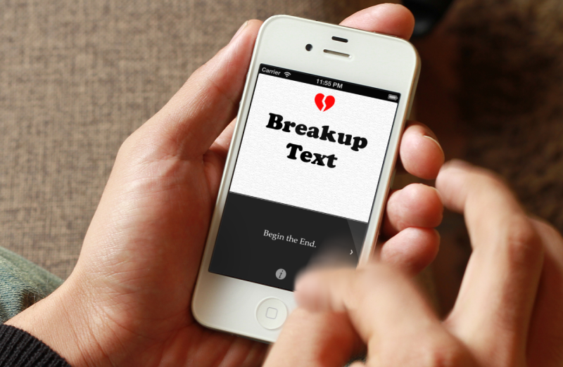 breakuptext app on iphone