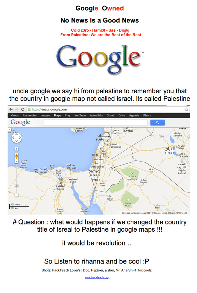 google-palestine