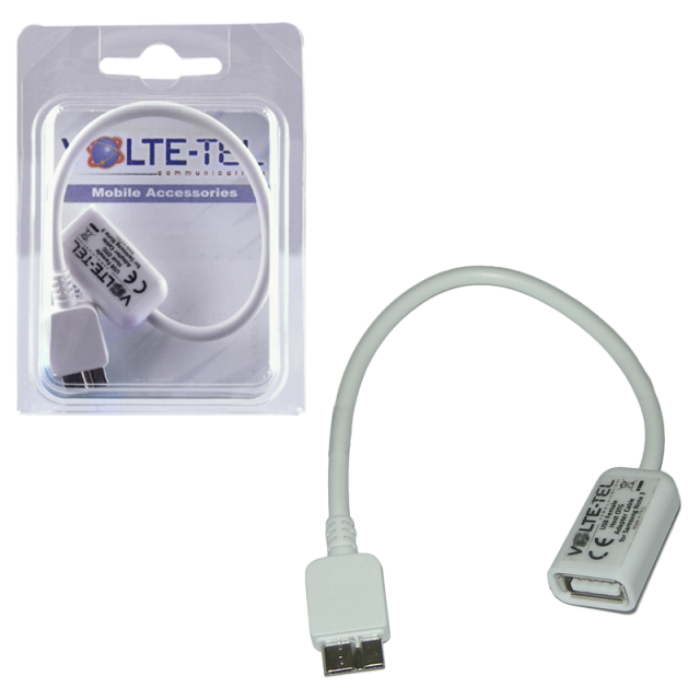 Samsung N9005 Galaxy Note 3 σε USB OTG White Volte-tel