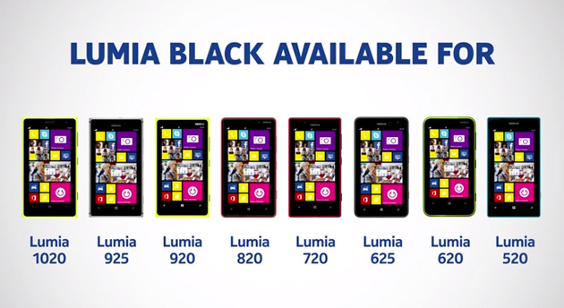 Lumia Black software update
