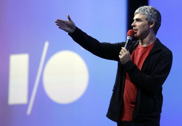 O Larry Page στο Google I/O
