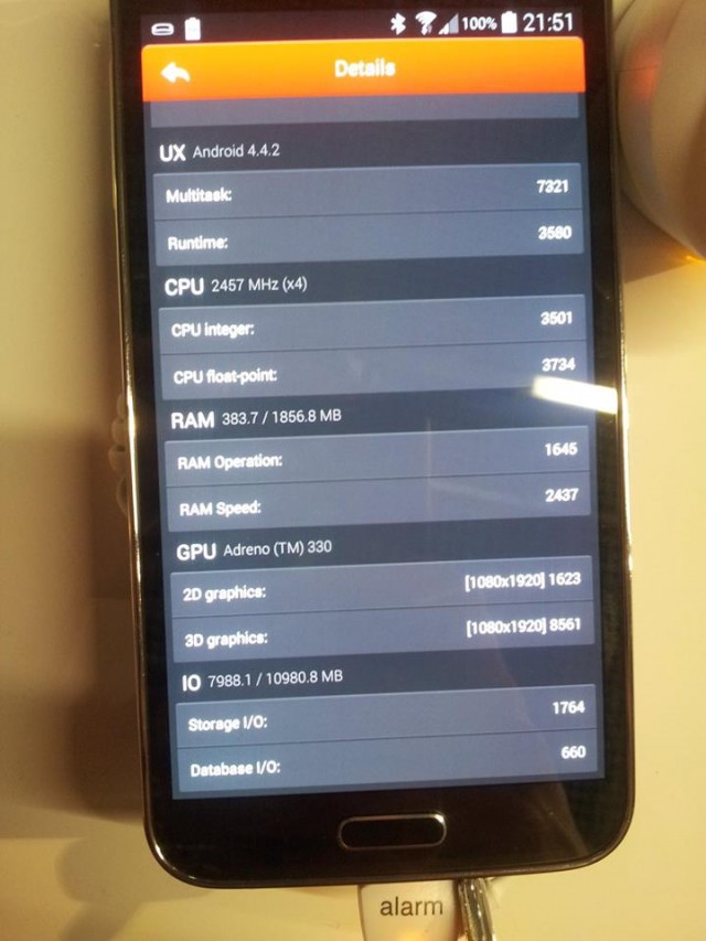 Samsung Galaxy S5 benchmarks 01