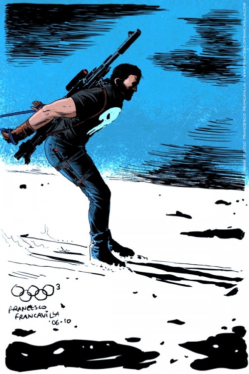 Francesco-Francavilla-The-Winter-SUPER-Olympics-Punisher-500x750