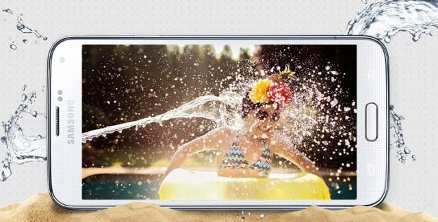 Samsung Galaxy S5 waterproof phone