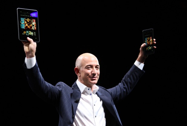 Jeff Bezos Kindle Fire Amazon
