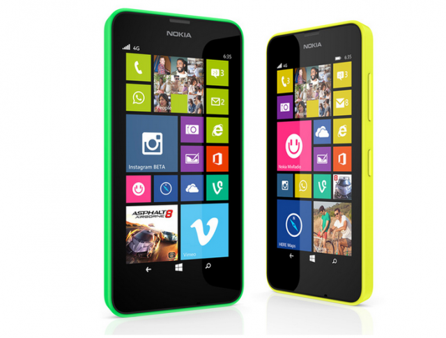 Nokia Lumia 630 Nokia Lumia 635