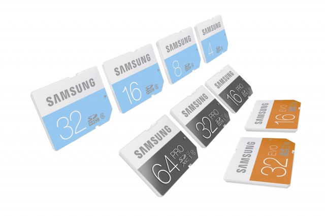 Samsung lineup_SD cards