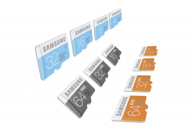 Samsung lineup_microSD cards