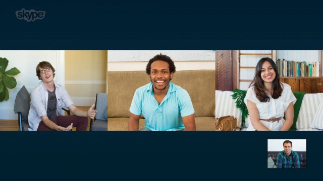 skype group video call