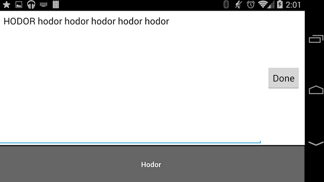 hodor android keyboard