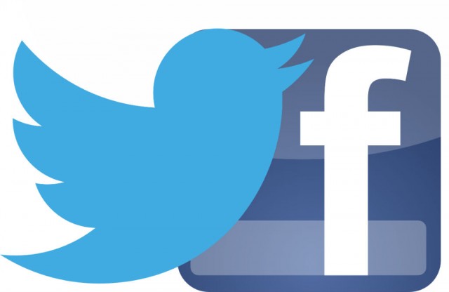 twitter facebook