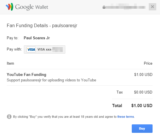YouTube fan funding 2