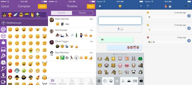 emojli and emojicate messengers