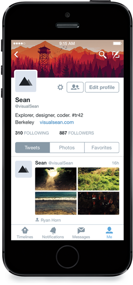 twitter for ios new profiles