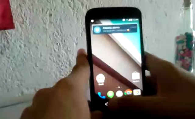 Moto g android L preview
