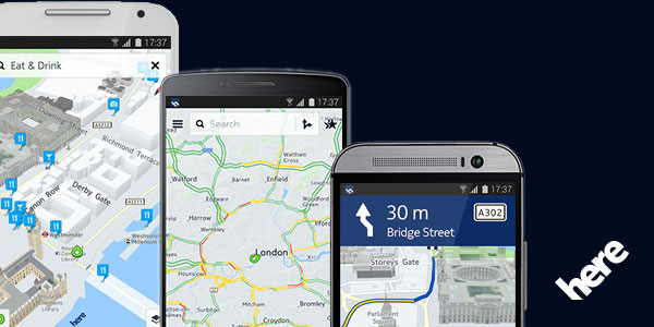 Nokia HERE maps for Android
