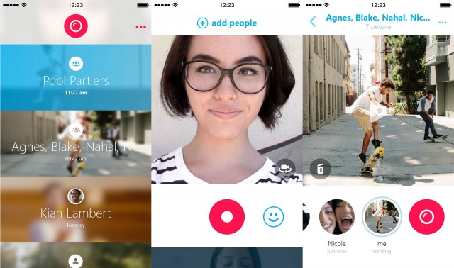 Skype Qik app