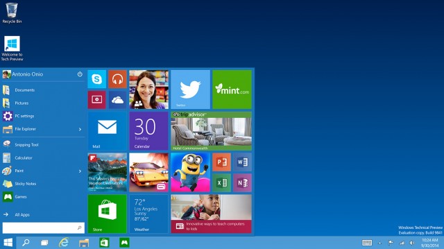 Windows-10-start-menu