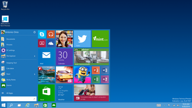 windows 10 technical preview