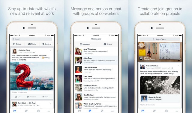 Facebook at Work for iOS