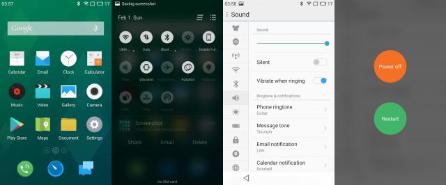 meizu mx4 menu