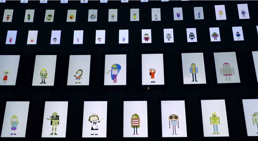 300 Android devices sing Beethoven