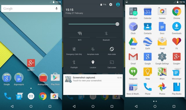 nexus 6 menu