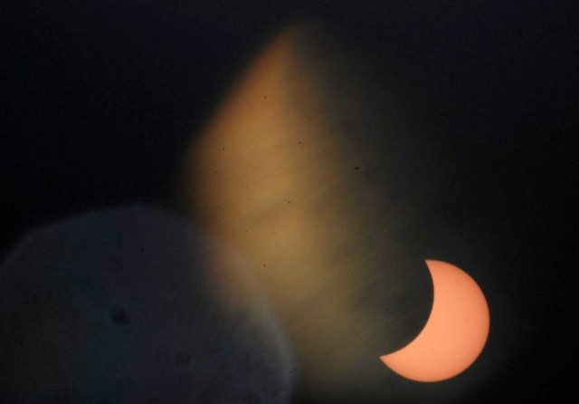 Partial solar eclipse