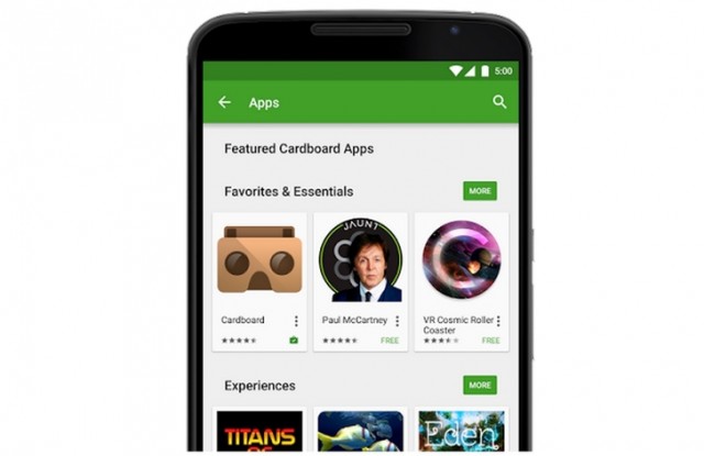 Google Play Cardboard Apps