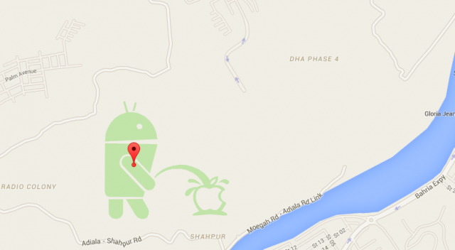 google maps easter egg