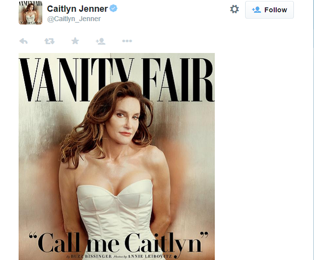 caitlyn jenner twitter record