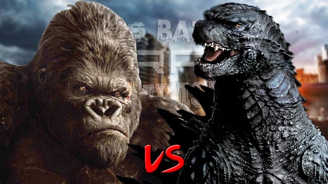 Godzilla vs King Kong.