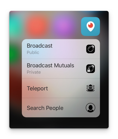 periscope 3d touch