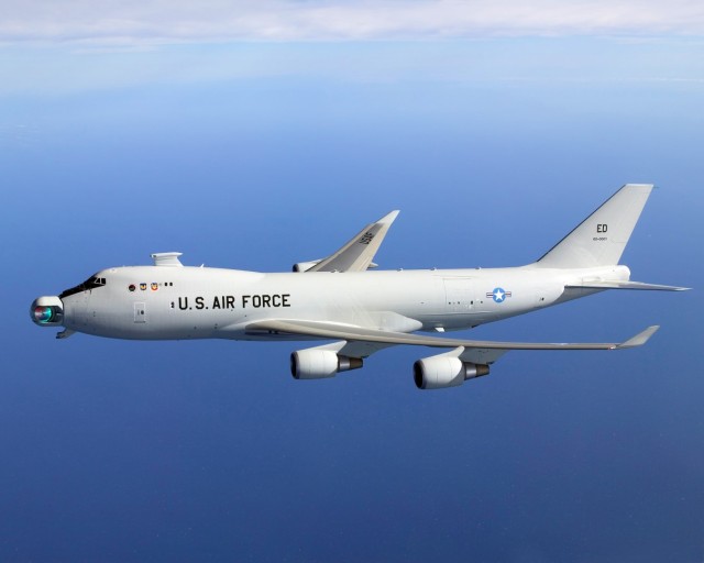 Yal 1A AIrborne Laser Aircraft conducts initial ball rotation tests at Western Test Range