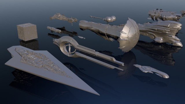 Starships size comparison